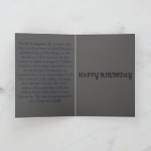 金属のラットの誕生日 カード (内部)