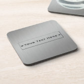 金属の一見のカスタムのコースター コースター (左側)