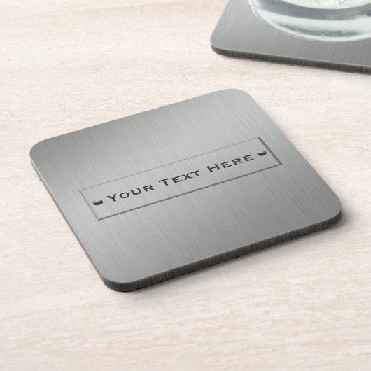 金属の一見のカスタムのコースター コースター (左側)