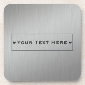 金属の一見のカスタムのコースター コースター (正面)