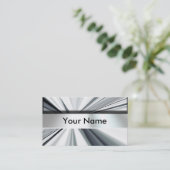 金属の一見のネームプレートの名刺 名刺 (スタンド正面)