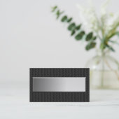 金属の一見の名刺 名刺 (スタンド正面)