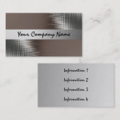 金属の一見の名刺 名刺 (正面/裏面)