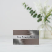 金属の一見の名刺 名刺 (スタンド正面)