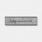 金属の一見の芸術のぶら下がったな壁の机のドアの名札 サインプレート (正面)