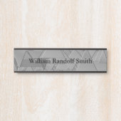 金属の一見の芸術のぶら下がったな壁の机のドアの名札 サインプレート (正面)