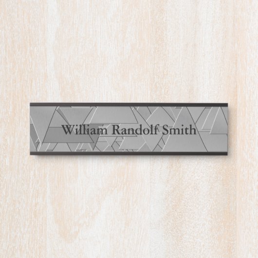 金属の一見の芸術のぶら下がったな壁の机のドアの名札 サインプレート (正面)