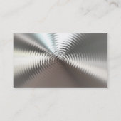 金属の一見は円のデザインの名刺をめっきします 名刺 (裏面)