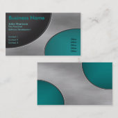 金属の切り出しは名刺を一周します 名刺 (正面/裏面)