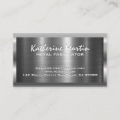 金属の切断 | 火花 名刺 (裏面)