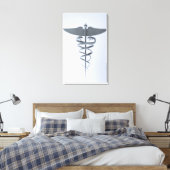 金属の医学的結節 キャンバスプリント (インサイチュ (寝室))