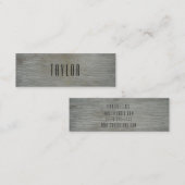 金属の名刺 スキニー名刺 (正面/裏面)