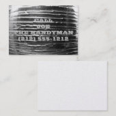 金属の名刺 名刺 (正面/裏面)