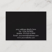 金属の名刺 名刺 (裏面)