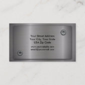 金属の名刺 名刺 (裏面)