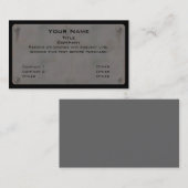 金属の名刺II 名刺 (正面/裏面)