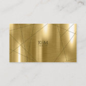 金属の図形希望ウェル金ゴールドID648 エンクロージャーカード (裏面)