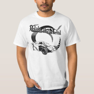 金属の土によって変更される競争のデザインへのペダル Tシャツ