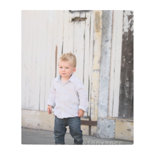 金属の壁の芸術のつるすことのプリント! メタルプリント (正面)