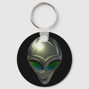 金属の外国の頭部02 Keychain キーホルダー