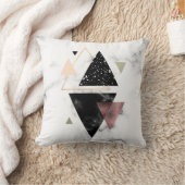 金属の大理石の幾何学的設計 クッション (ブランケット)