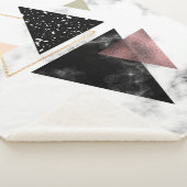 金属の大理石の幾何学的設計 シェルパブランケット (3/4)