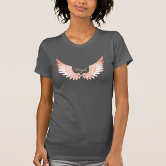 金属の天使の翼のTシャツ Tシャツ