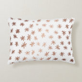 金属の星 – 銅 アクセントクッション (正面)