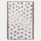 金属の星 – 銅 スローブランケット (正面縦)