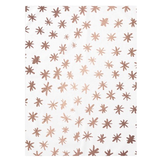 金属の星 – 銅 テーブルクロス (正面)