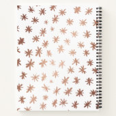 金属の星 – 銅 ノートブック (裏面)