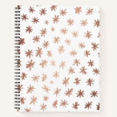 金属の星 – 銅 ノートブック (正面)