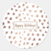 金属の星 – 銅 ラウンドシール (正面)