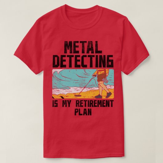 金属の検出の廃棄 Tシャツ (デザイン正面)