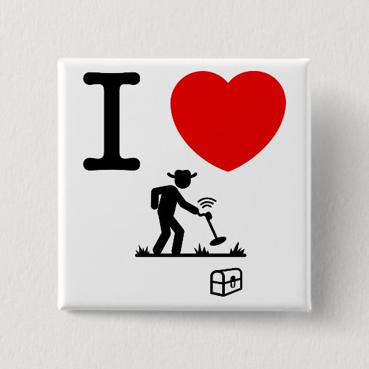 金属の検出 缶バッジ (正面)