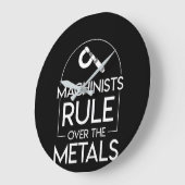 金属の機械工上の機械工の規則 ラージ壁時計 (傾斜)