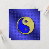 金属の牛 カード (正面/裏面インサイチュ)