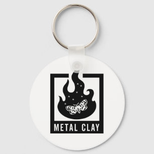 金属の粘土Keychain キーホルダー