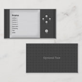 金属の網 名刺 (正面/裏面)