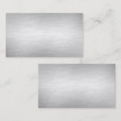 金属の背景の名刺 名刺 (正面/裏面)