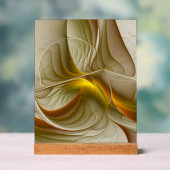 金属の色大切、抽象芸術フラクタル・アート アクリルサイン (ニュートラル)