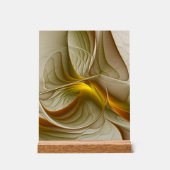 金属の色大切、抽象芸術フラクタル・アート アクリルサイン (正面)