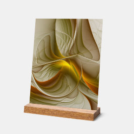 金属の色大切、抽象芸術フラクタル・アート アクリルサイン