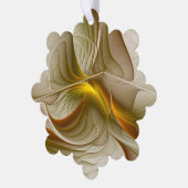 金属の色大切、抽象芸術フラクタル・アート オーナメントカード (左)