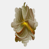 金属の色大切、抽象芸術フラクタル・アート オーナメントカード (右)