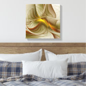 金属の色大切、抽象芸術フラクタル・アート キャンバスプリント (インサイチュ (寝室))