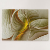 金属の色大切、抽象芸術フラクタル・アート ジグソーパズル (横)