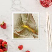 金属の色大切、抽象芸術フラクタル・アート スタンダードカクテルナプキン (インサイチュ)