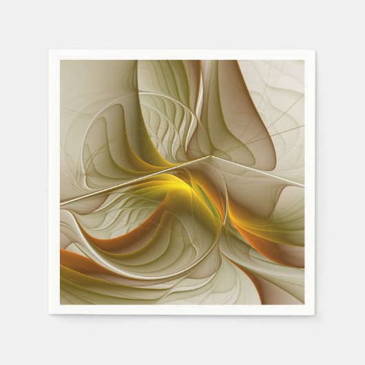 金属の色大切、抽象芸術フラクタル・アート スタンダードカクテルナプキン (正面)