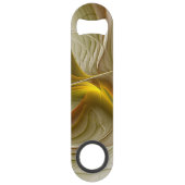 金属の色大切、抽象芸術フラクタル・アート スピード栓抜き (裏面)